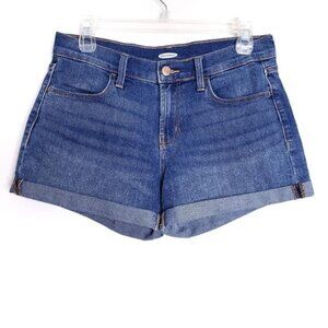 Old Navy High Waisted Rise Rolled Cuffed Hem Denim Jean Shorts Women's Size 2